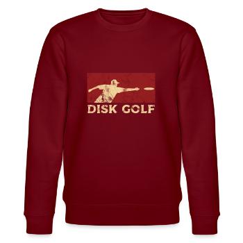 Disc Golf - Sweat bio CHANGER Stanley/Stella Unisexe - bordeaux - Devant - Nik (191cm) & Marisol (170cm)