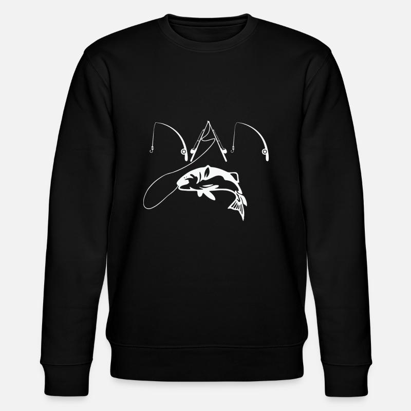 Papa pêcheur - Sweat bio CHANGER Stanley/Stella Unisexe - noir