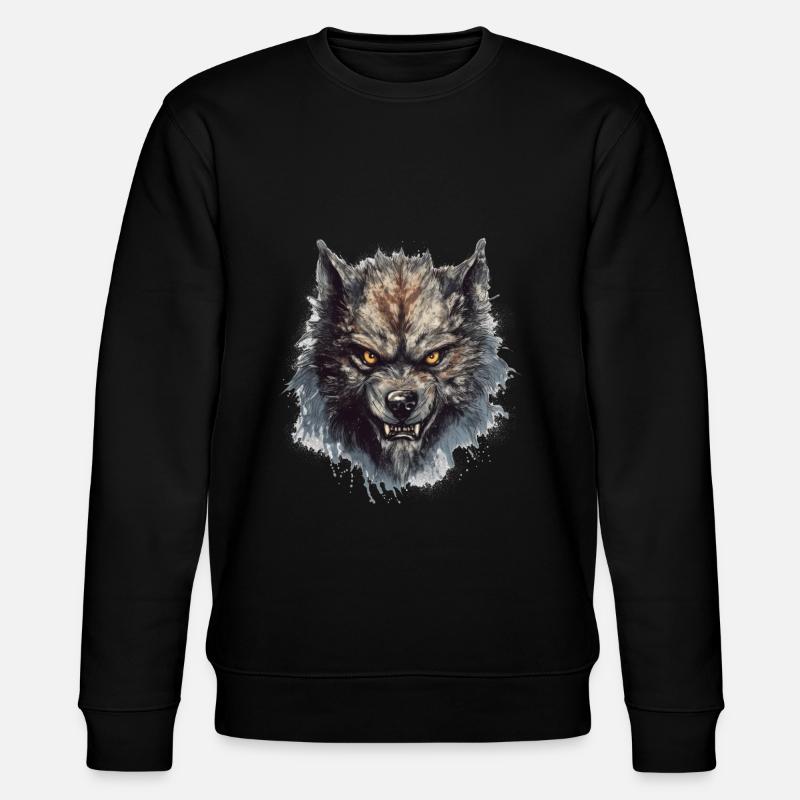 Mythe du chien-loup-garou, Cerberus, Hellhound - Sweat bio CHANGER Stanley/Stella Unisexe - noir