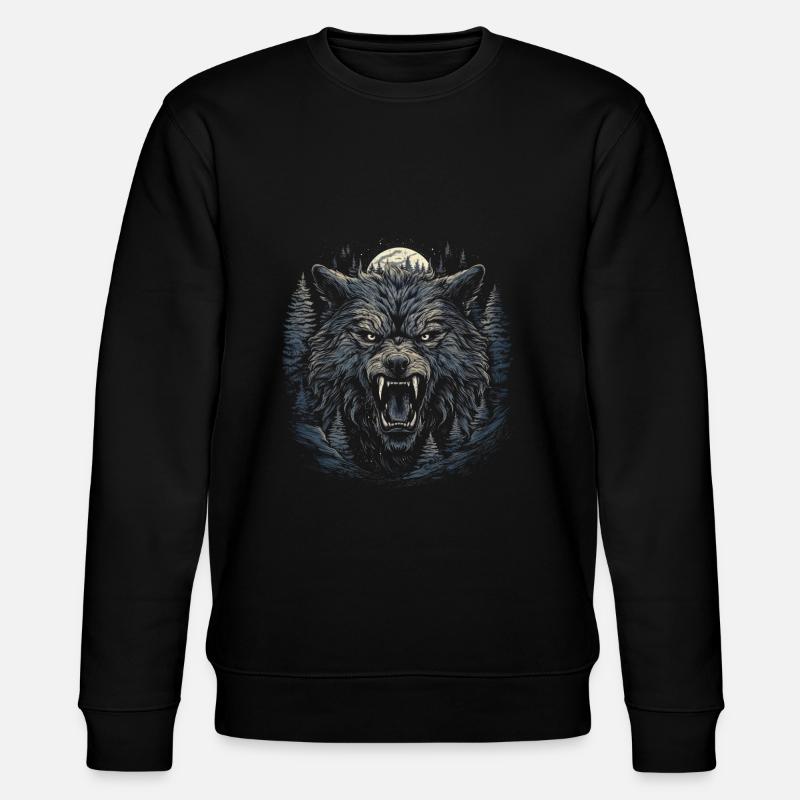 Mythe du chien-loup-garou, Cerberus, Hellhound - Sweat bio CHANGER Stanley/Stella Unisexe - noir
