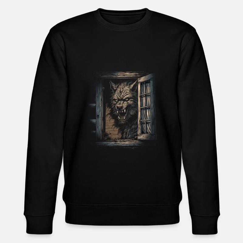 Mythe du chien-loup-garou, Cerberus, Hellhound - Sweat bio CHANGER Stanley/Stella Unisexe - noir