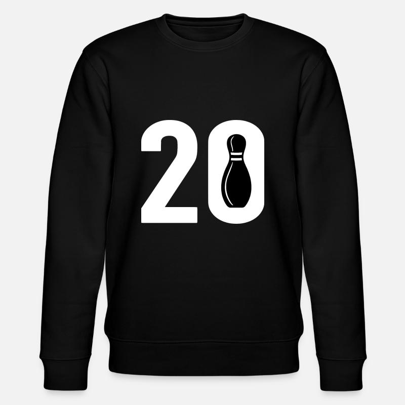 20 Bowling Bowler 20 - Sweat bio CHANGER Stanley/Stella Unisexe - noir