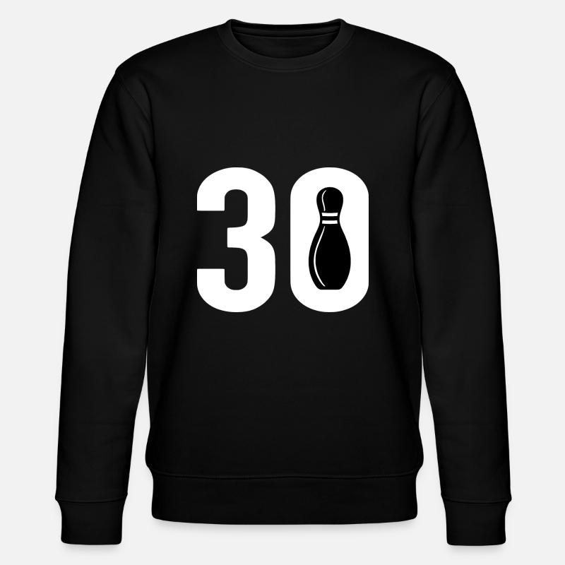 30 Bowling Bowler 30 - Stanley/Stella CHANGER Unisex Organic Sweatshirt - black