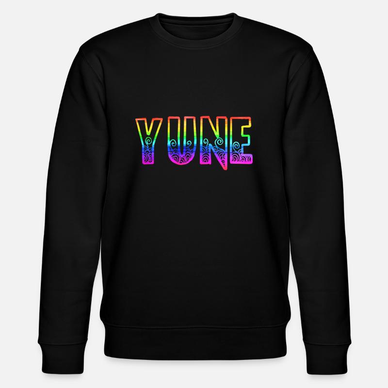Yune RS Rainbow - Stanley/Stella CHANGER Unisex Organic Sweatshirt - black