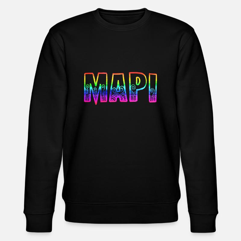 mapi rs regenbogen - Stanley/Stella Unisex Bio-Sweatshirt CHANGER  - Schwarz