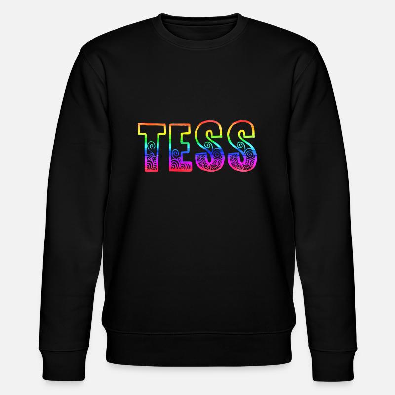 tess rs rainbow - Stanley/Stella CHANGER Unisex Organic Sweatshirt - black