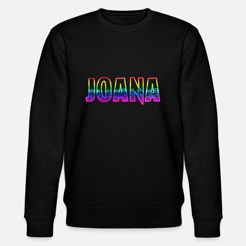joana rs regenbogen - Stanley/Stella Unisex Bio-Sweatshirt CHANGER - Schwarz