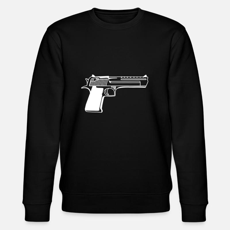 Pistole - Stanley/Stella Unisex Bio-Sweatshirt CHANGER  - Schwarz