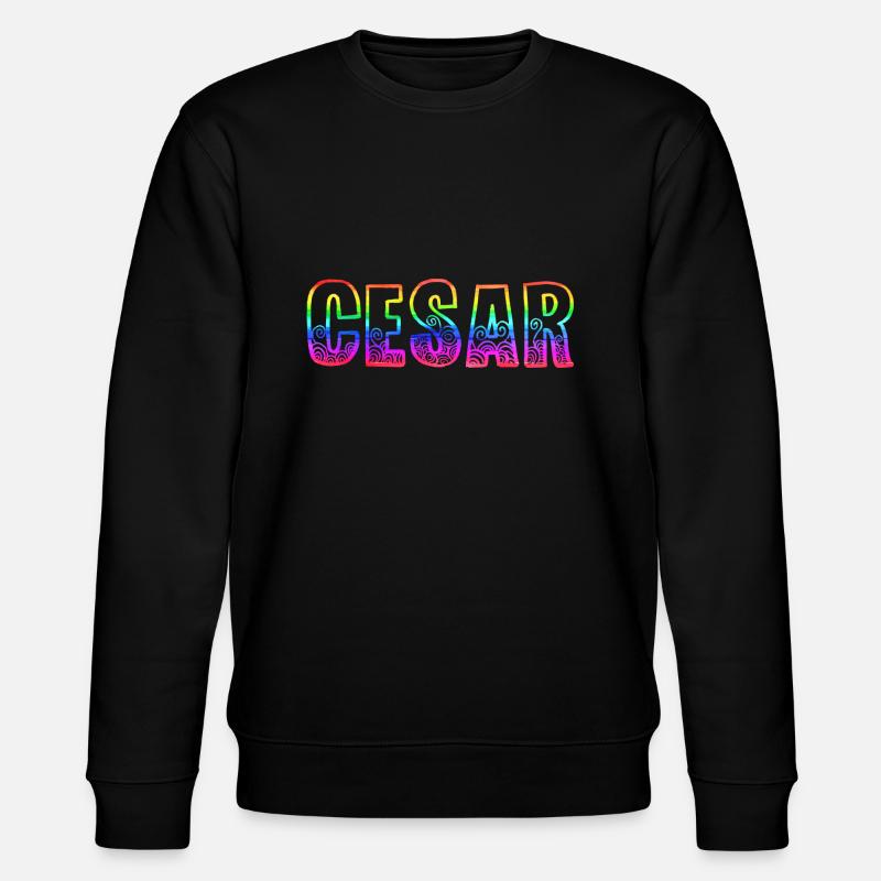 cesar rs regenbogen - Stanley/Stella Unisex Bio-Sweatshirt CHANGER  - Schwarz