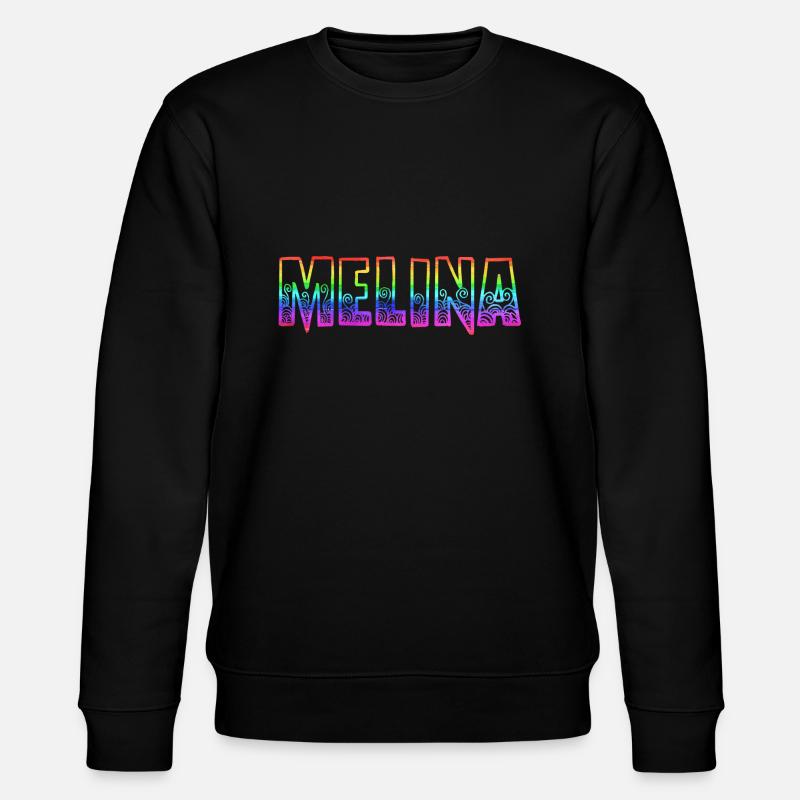 melina rs regenbogen - Stanley/Stella Unisex Bio-Sweatshirt CHANGER  - Schwarz