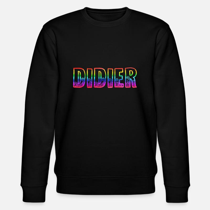 didier rs rainbow - Stanley/Stella CHANGER Unisex Organic Sweatshirt - black