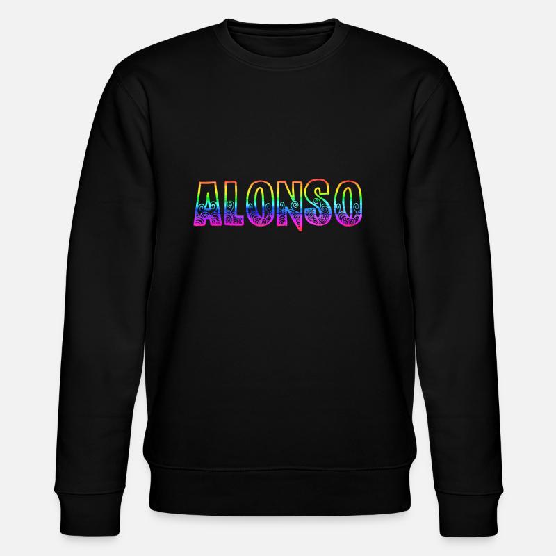 Alonso RS Rainbow - Stanley/Stella CHANGER Unisex Organic Sweatshirt - black