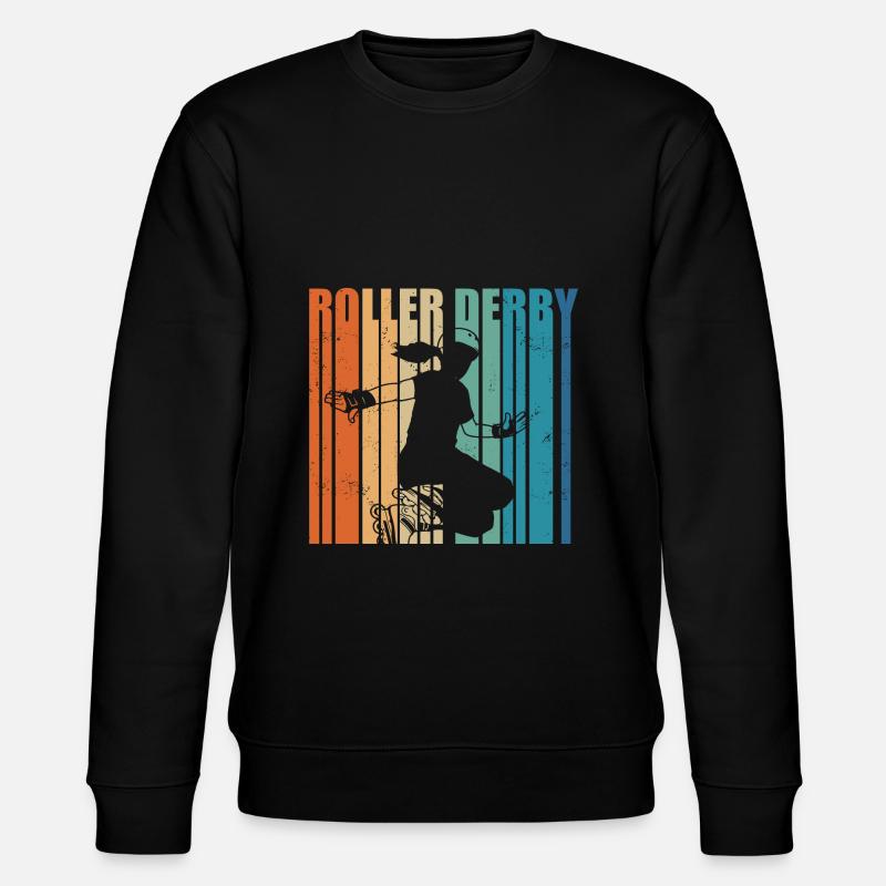 Roller derby - Stanley/Stella CHANGER Unisex Organic Sweatshirt - black