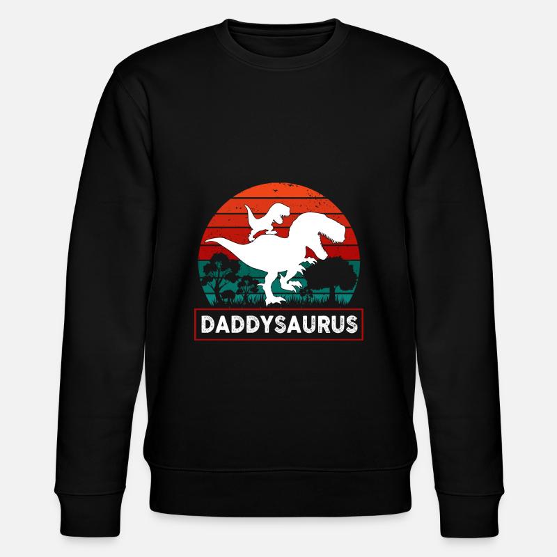 Daddysaurus Dinosaure - Sweat bio CHANGER Stanley/Stella Unisexe - noir