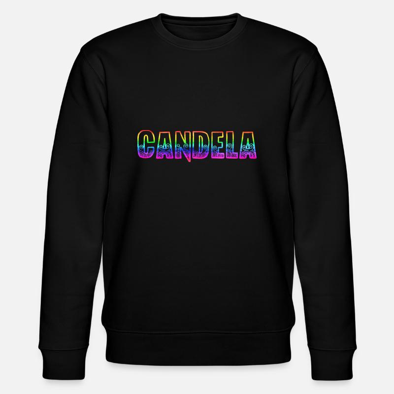 candela rs rainbow - Stanley/Stella CHANGER Unisex Organic Sweatshirt - black