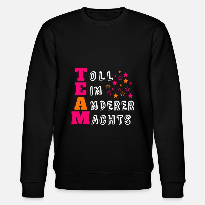 Team - Stanley/Stella Unisex Bio-Sweatshirt CHANGER  - Schwarz