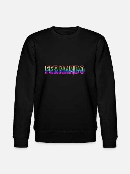 fernando rs regenbogen - Stanley/Stella Unisex Bio-Sweatshirt CHANGER  - Schwarz