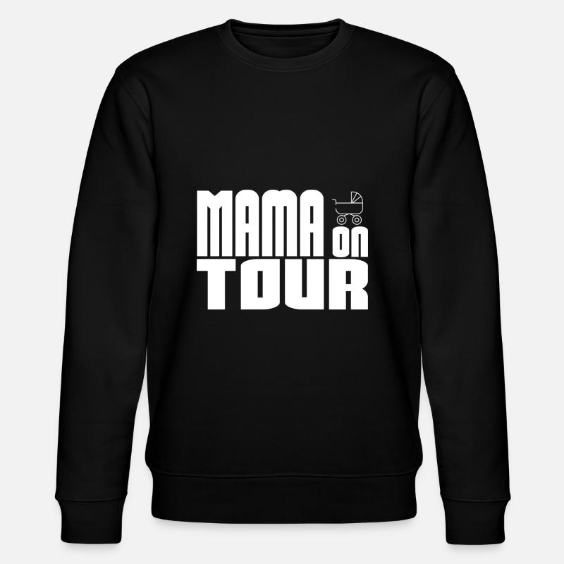 Mama OnTour - Stanley/Stella Unisex Bio-Sweatshirt CHANGER  - Schwarz
