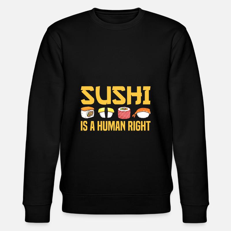 Sushi - Stanley/Stella Unisex Bio-Sweatshirt CHANGER  - Schwarz