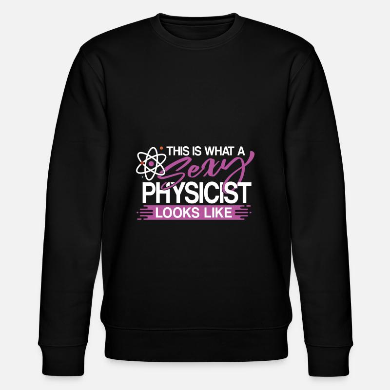 Physiker - Stanley/Stella Unisex Bio-Sweatshirt CHANGER  - Schwarz