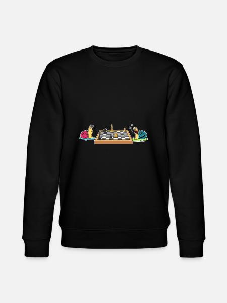 Snails Chess - Stanley/Stella CHANGER Unisex Organic Sweatshirt - black