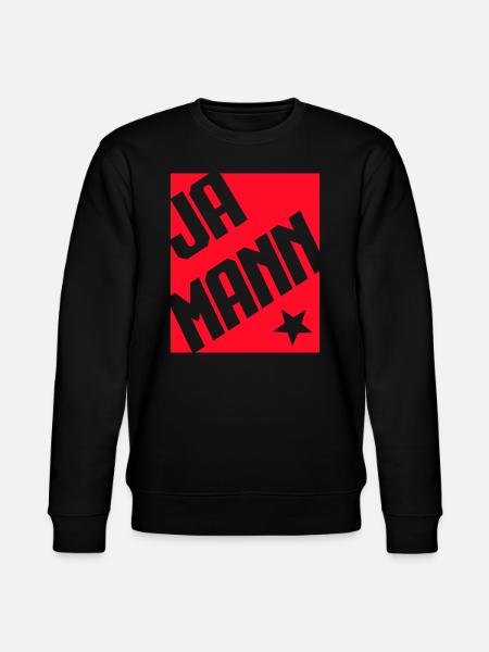 Ja Mann - Stanley/Stella Unisex Bio-Sweatshirt CHANGER - Schwarz