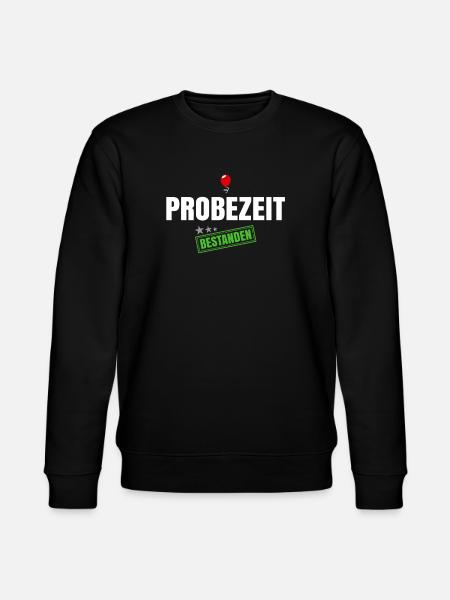 Probezeit Bestanden - Stanley/Stella Unisex Bio-Sweatshirt CHANGER - Schwarz
