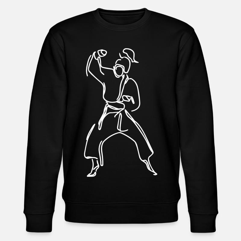 Karatéka féminine - Sweat bio CHANGER Stanley/Stella Unisexe - noir