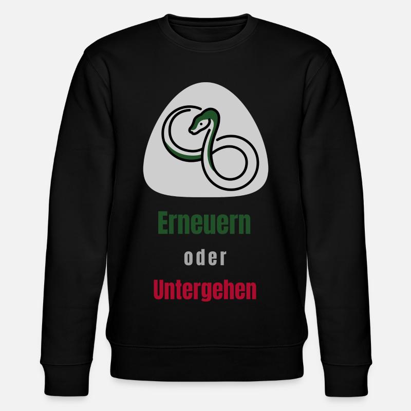 Renouveler ou périr - Sweat bio CHANGER Stanley/Stella Unisexe - noir