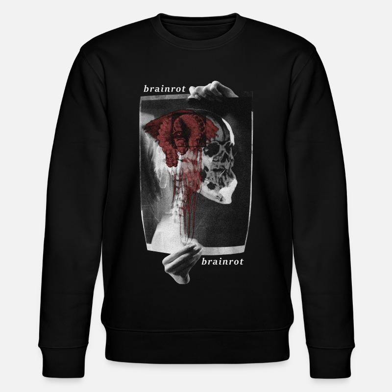 Brainrot - Stanley/Stella CHANGER Unisex Organic Sweatshirt - black