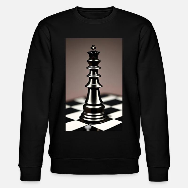 Schach | Schachfigur | Schachspieler - Stanley/Stella Unisex Bio-Sweatshirt CHANGER  - Schwarz