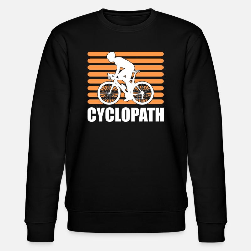 Cyclopath Biker Radfahrer - Stanley/Stella Unisex Bio-Sweatshirt CHANGER  - Schwarz