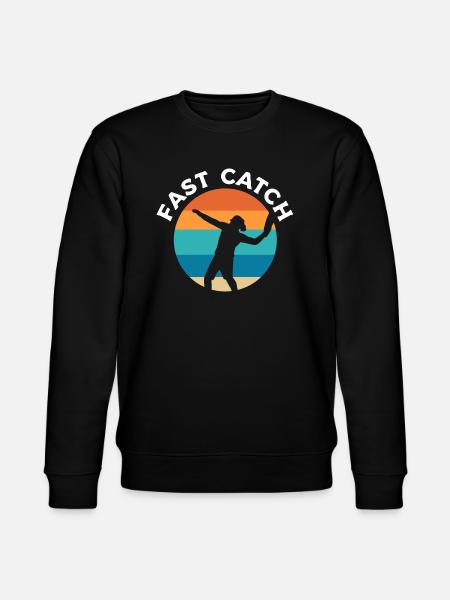 Fast Catch Bumerangwerfer - Stanley/Stella Unisex Bio-Sweatshirt CHANGER  - Schwarz