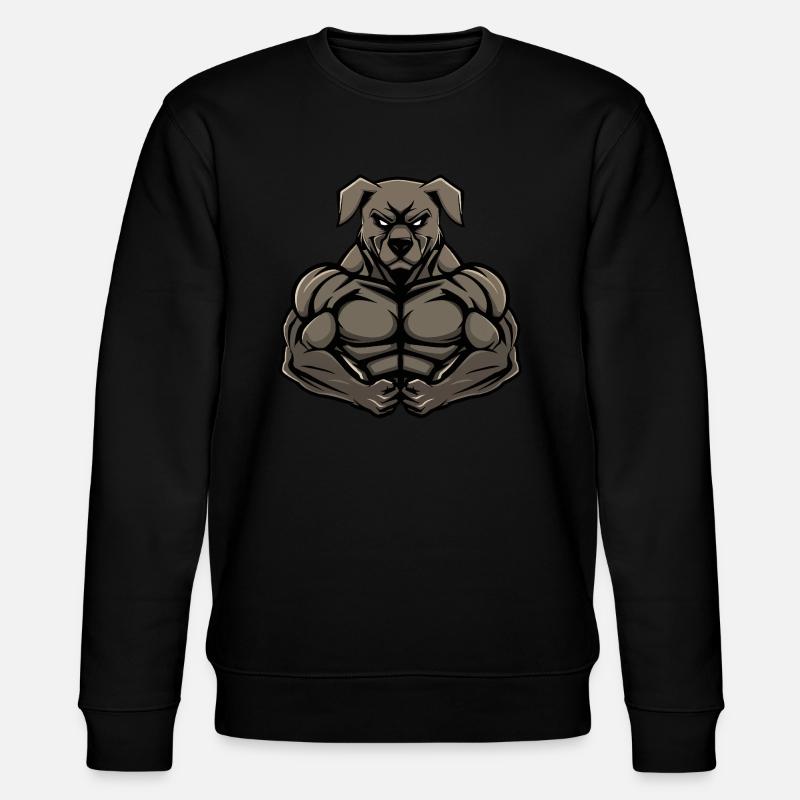 Kangal Chien Muscles Musculation - Sweat bio CHANGER Stanley/Stella Unisexe - noir