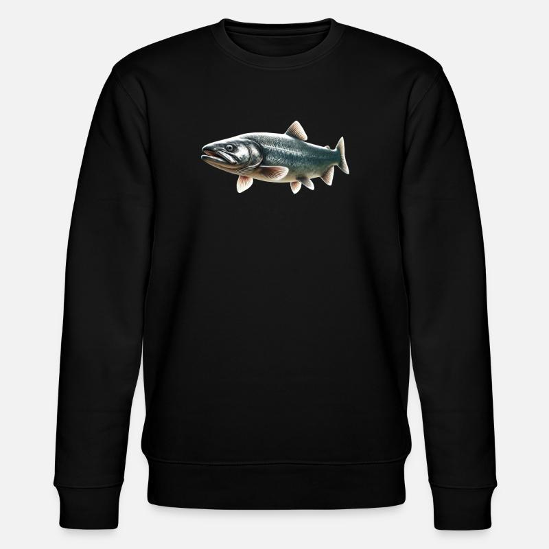 Lachs - Stanley/Stella Unisex Bio-Sweatshirt CHANGER  - Schwarz