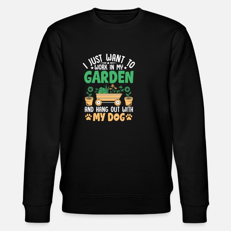 Chien de jardin - Sweat bio CHANGER Stanley/Stella Unisexe - noir