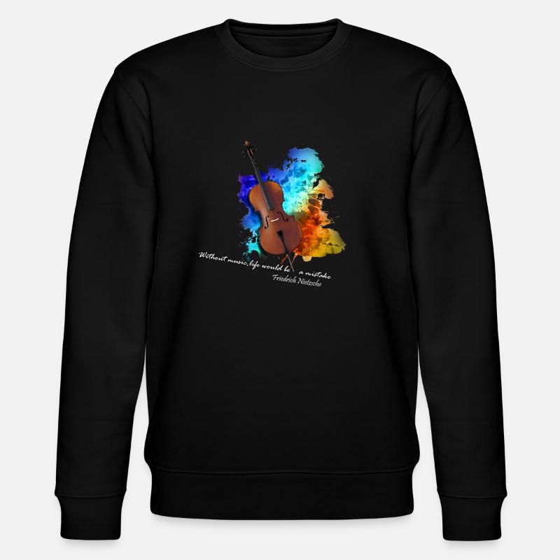 cello - Sweat bio CHANGER Stanley/Stella Unisexe - noir