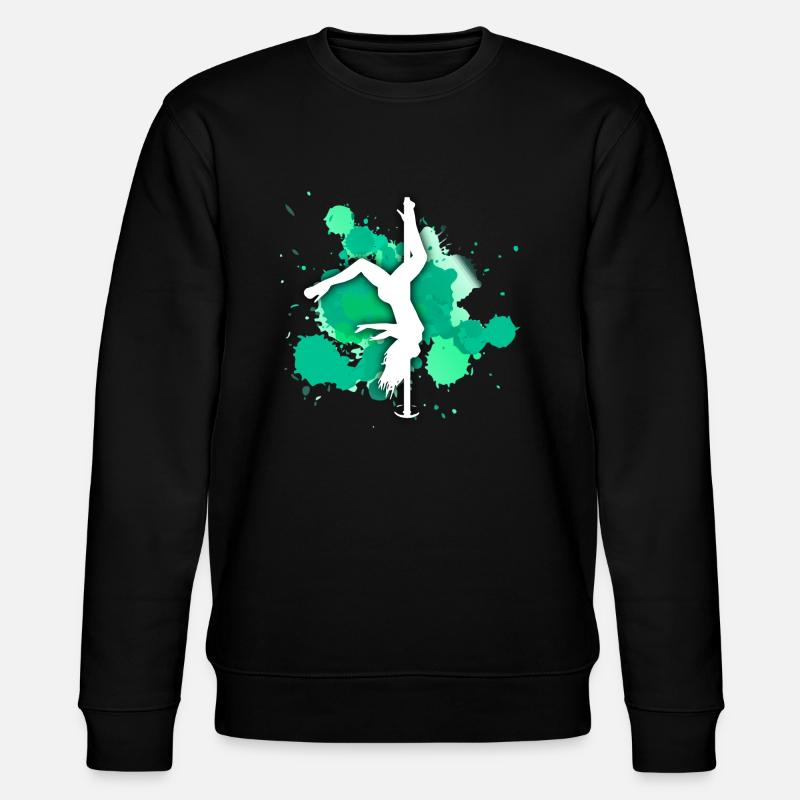 poledance dancing dancer - Stanley/Stella CHANGER Unisex Organic Sweatshirt - black