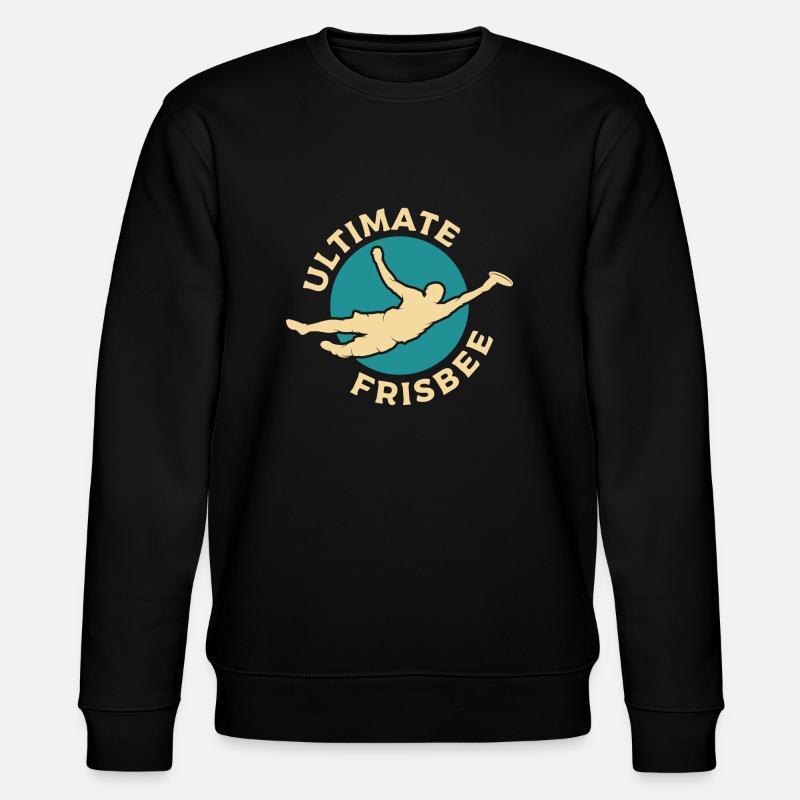 Frisbee ultimate catcher - Stanley/Stella CHANGER Unisex Organic Sweatshirt - black