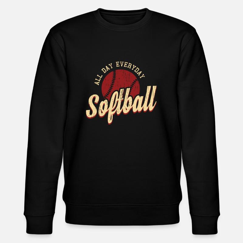 Softball - Stanley/Stella Unisex Bio-Sweatshirt CHANGER  - Schwarz