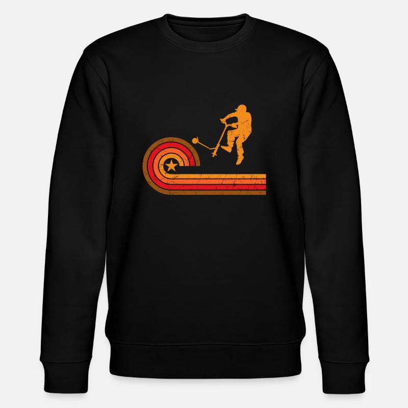 Scooter Stunt Scooter Gift Boy - Stanley/Stella CHANGER Unisex Organic Sweatshirt - black