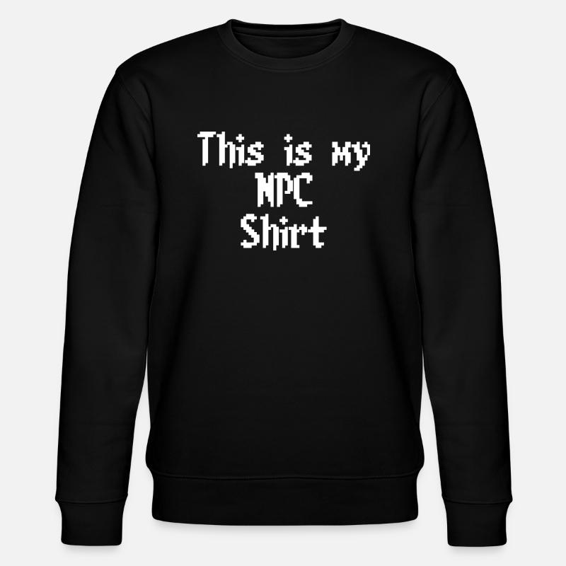 NPC Shirt pixel - Sweat bio CHANGER Stanley/Stella Unisexe - noir