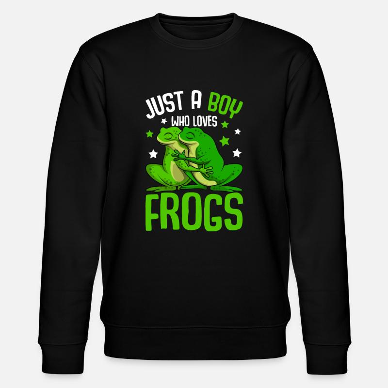 Grenouille Jeunes Grenouilles de compagnie - Sweat bio CHANGER Stanley/Stella Unisexe - noir