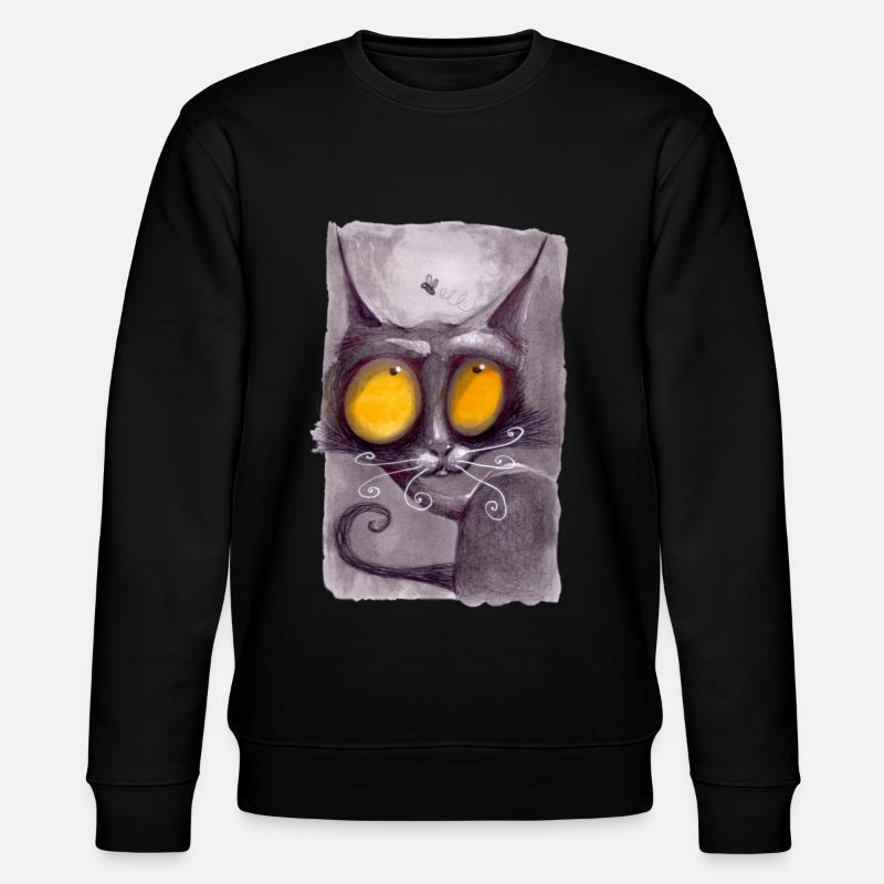 Seriennummer Cat 06 - Stanley/Stella Unisex Bio-Sweatshirt CHANGER  - Schwarz