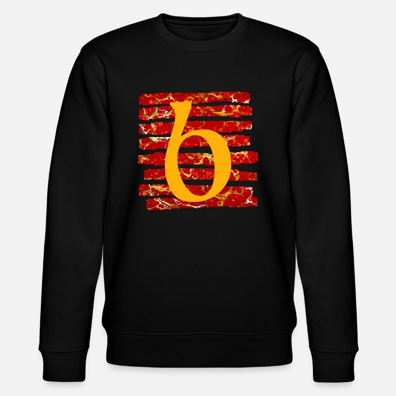 strips e 232 b - Stanley/Stella CHANGER Unisex Organic Sweatshirt - black