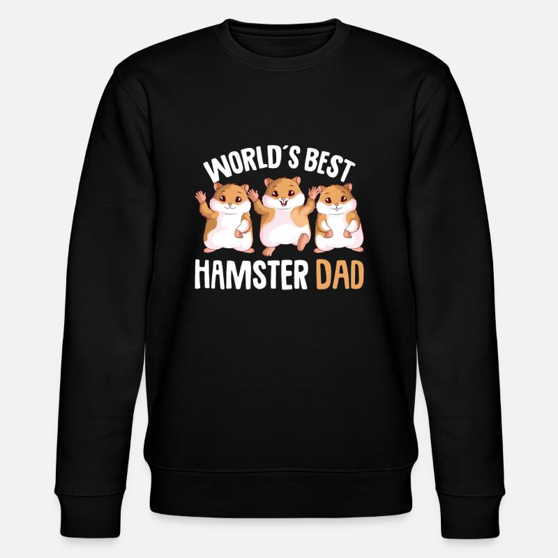 Papa hamster - Sweat bio CHANGER Stanley/Stella Unisexe - noir