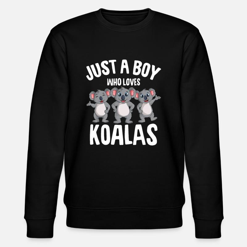Koala Boy - Stanley/Stella CHANGER Unisex Organic Sweatshirt - black