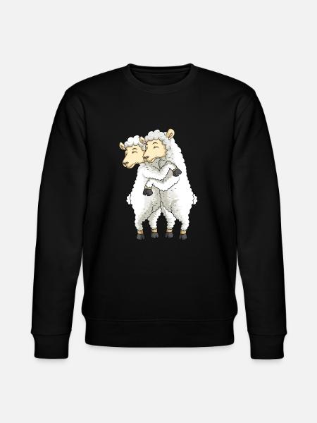sheep lover sheep - Stanley/Stella CHANGER Unisex Organic Sweatshirt - black