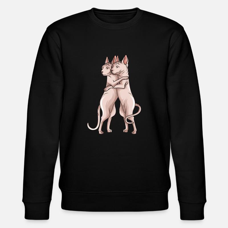Sphynx cat Sphinx hairless cat - Stanley/Stella CHANGER Unisex Organic Sweatshirt - black