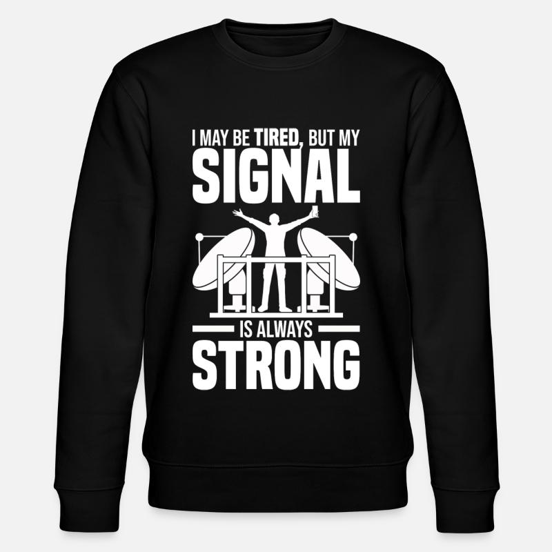 Industriekletterer - Stanley/Stella Unisex Bio-Sweatshirt CHANGER  - Schwarz